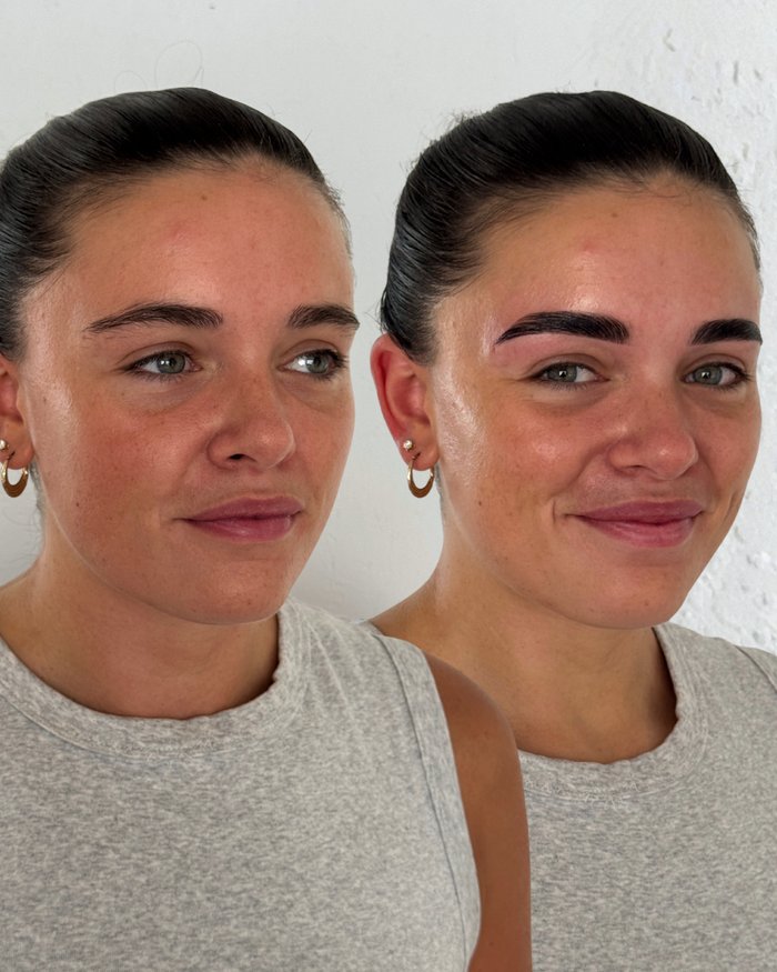 Signature Brow Lamination result — soft, symmetrical, defined finish